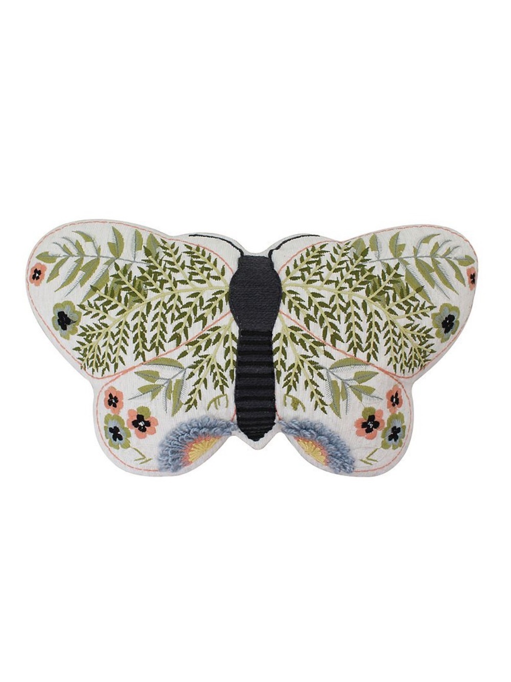 NWT Sonoma Goods For Life® Shaped Embroidered Butterfly Pillow